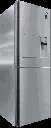 Brushed Steel Refrigerator with Ice Dispenser.webp