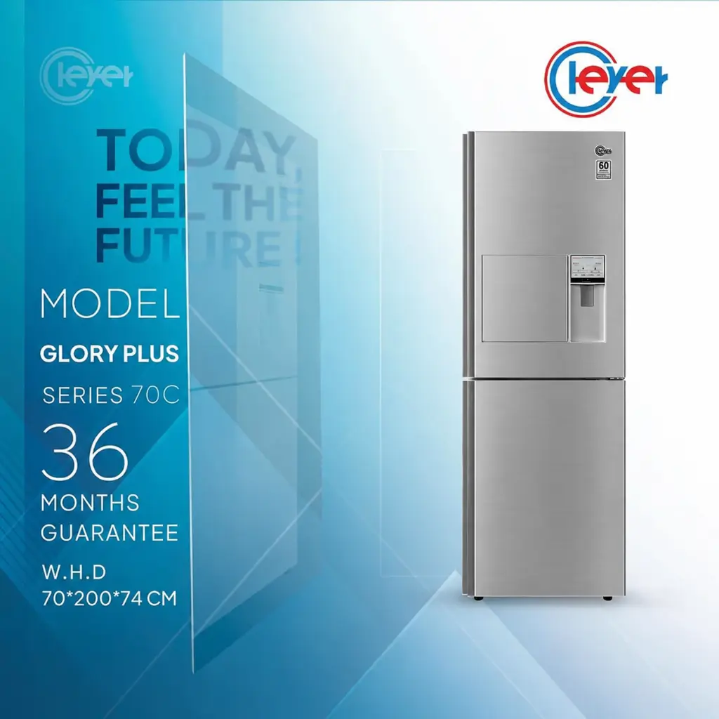 Keyer Glory Plus Stainless Refrigerator.webp