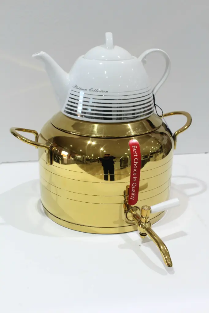 کتری قوری ترکی طلایی