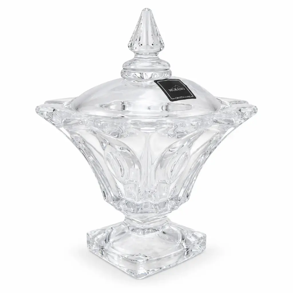 قندان پایه‌دار کریستال مورانو (Murano)