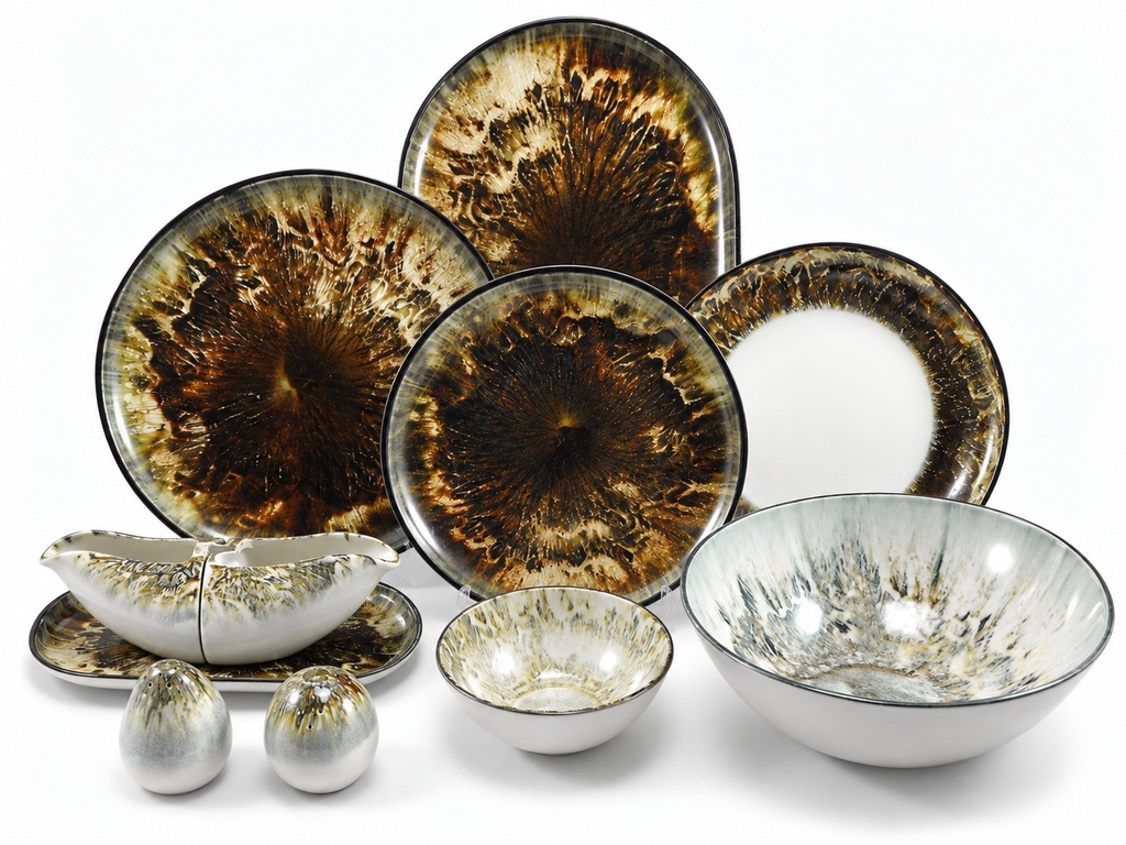 سرویس غذاخوری چینی سنگی مدل F-6-5141.4 (31 پارچه)