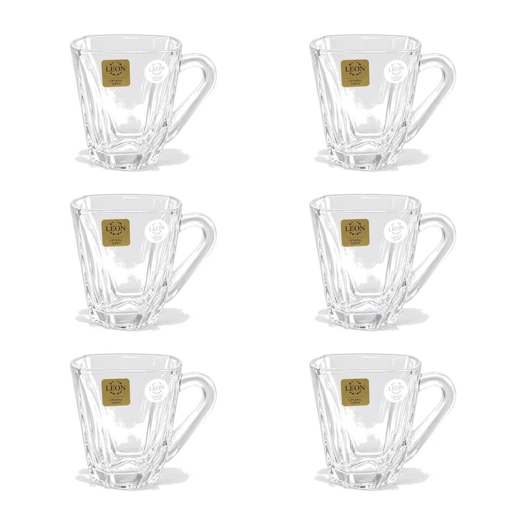 فنجان چای‌خوری لئون (Leon) طرح نپتون کد 30642 بسته ۶ عددی