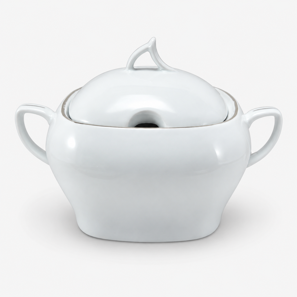 سوپ‌خوری چینی توس قالب اسکار طرح حاشیه طلا (تک عددی)