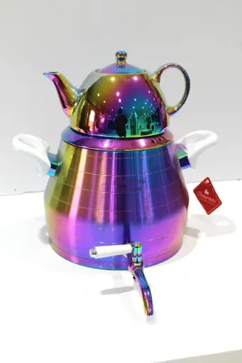 کتری قوری هفت رنگ اوبرون ترکی