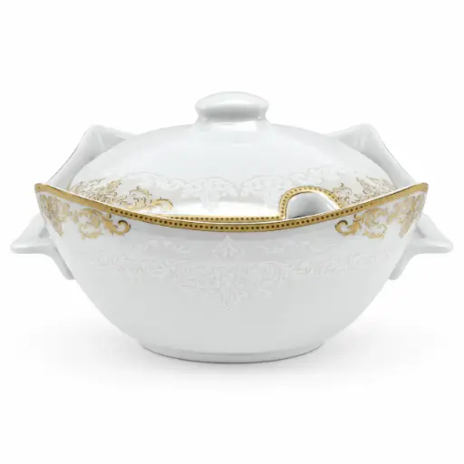 دیس چینی پردیس طرح دلوین طلایی  (کپی)