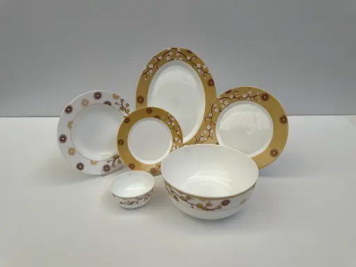 سرویس آرکوپال برمیولی اسپانیایی طرح شکوفه گرم